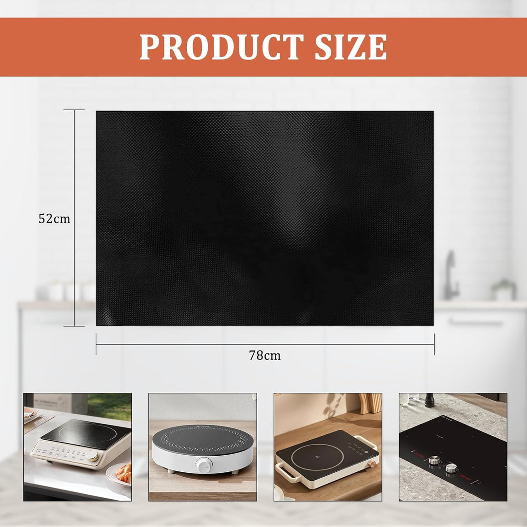 78 x 52 cm Grosse Induction Cooker Silikonmatte Silikon Induktion Schutzmatte Induktionsherd Schutzm