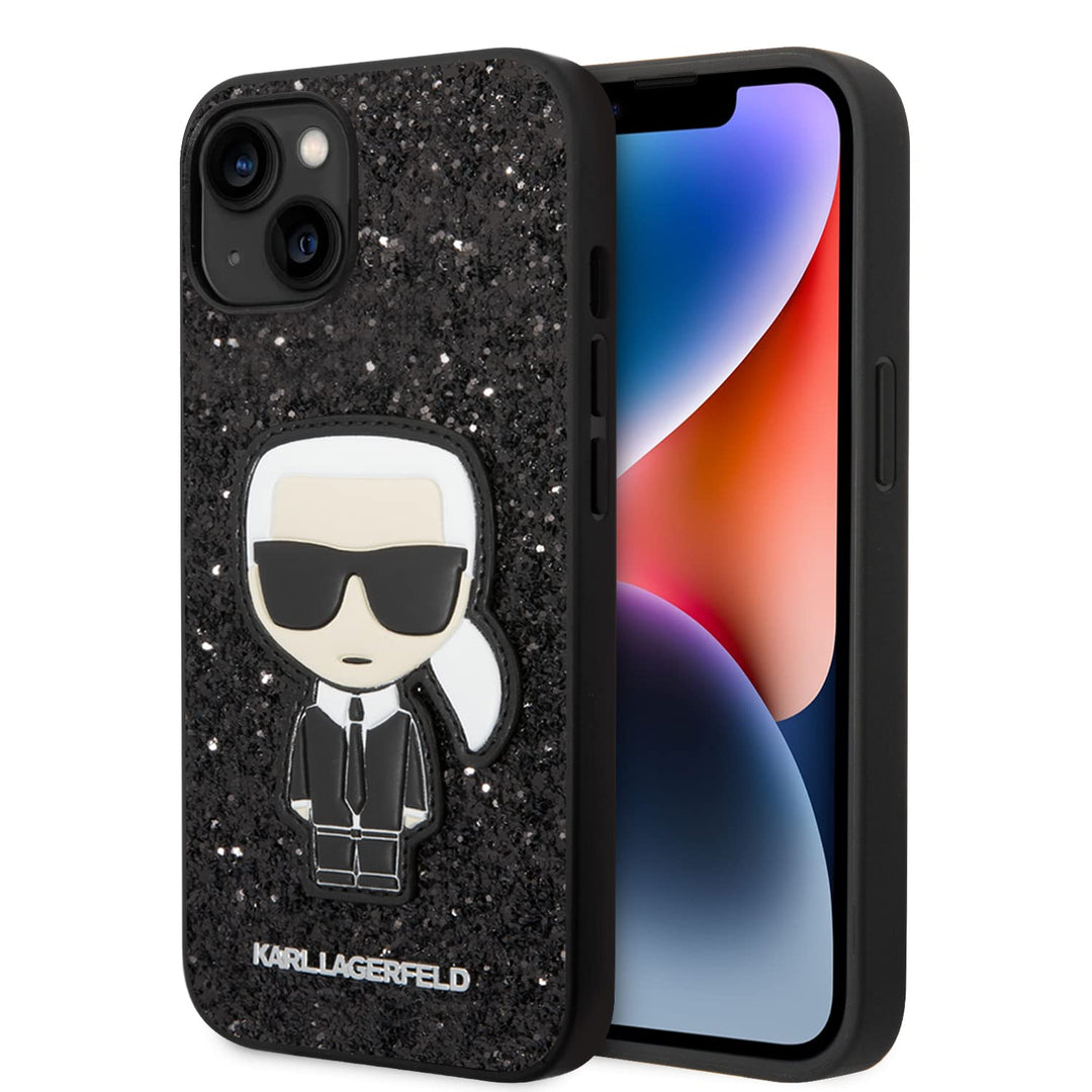 KARL LAGERFELD KLHCP14MGFKPK Hülle für iPhone 14 Plus 6,7" hardcase schwarz/Blac