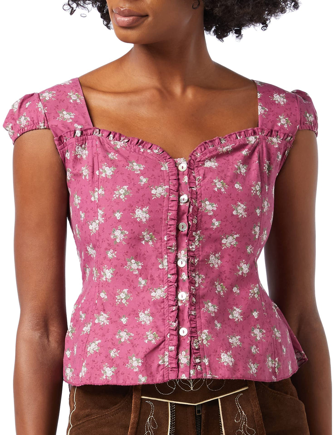 Stockerpoint Damen Lore Bluse 32 Beere, 32 Beere