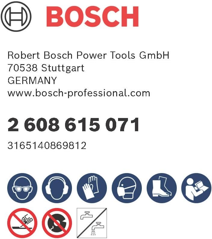 Bosch Professional Diamanttrennscheibe Standard for Universal (Beton und Mauerwerk, 350 x 25,40 mm,
