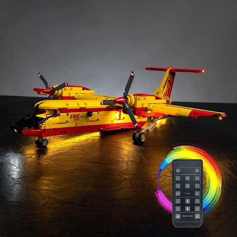 Licht-Kit für Lego 42152 Firefighter Aircraft(Kein Lego-Modell), Fernbedienung Led Beleuchtungs Set