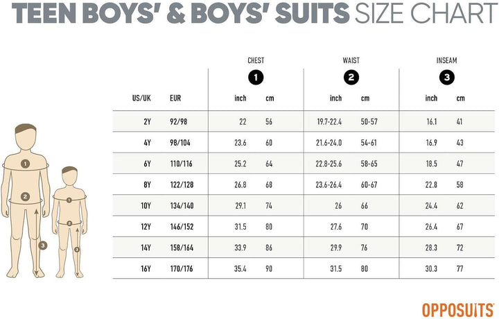 OppoSuits Einfarbiger Anzug für Teenager-Jungen in Glorious Green - Abschlussball- und Hochzeitsfeie