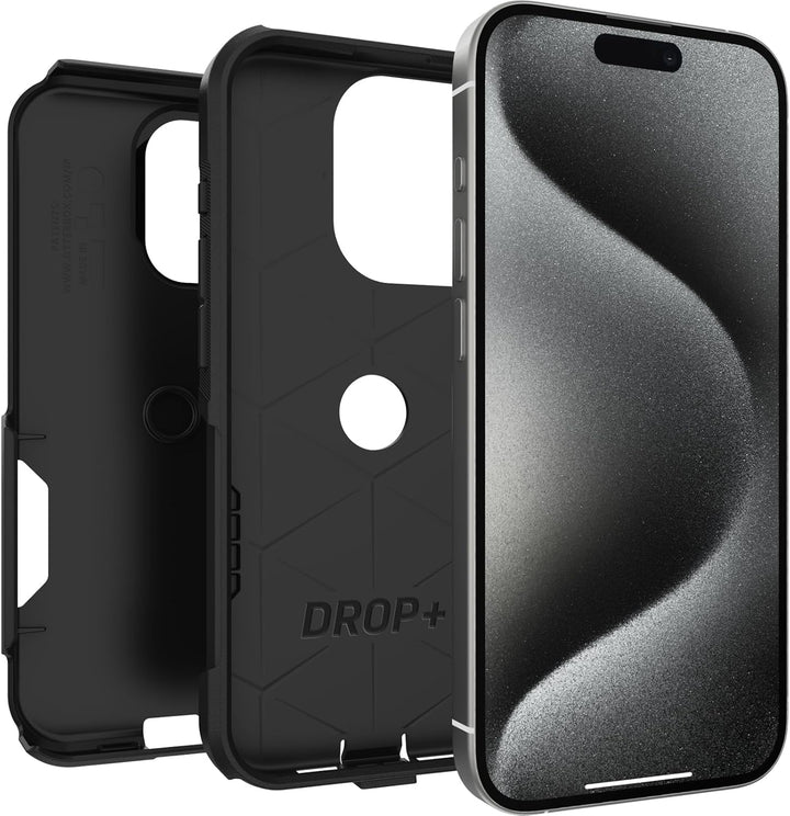 OtterBox Commuter Hülle für iPhone 15 Pro, sturzsicher, schützende Hülle, 3x getestet nach Militärst