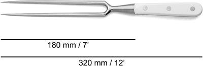 Arcos Serie Riviera Blanc - Tranchiergabel - Klinge aus Nitrum geschmiedetem Edelstahl 180 mm - Hand