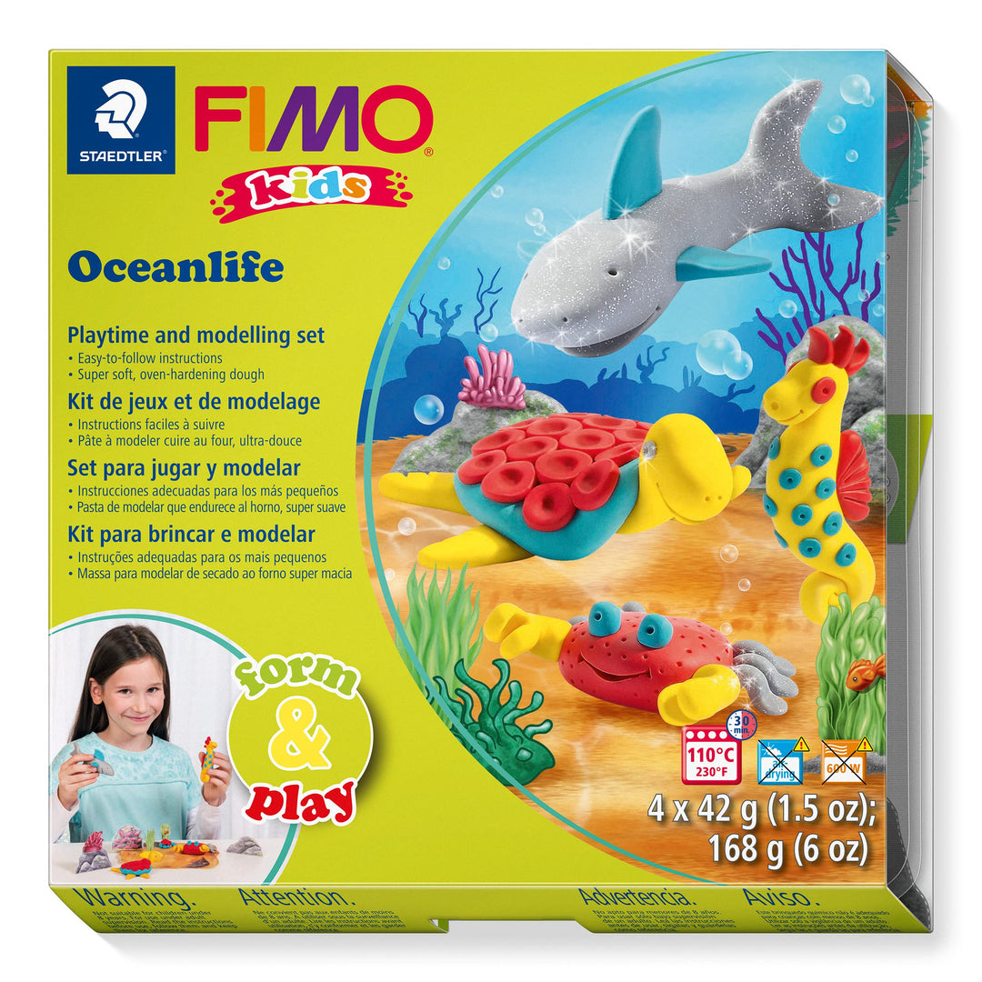 Fimo kids Farm Formen- und Spiel-Set Under the Sea (dt.: unter dem Meer), Under the Sea (dt.: unter