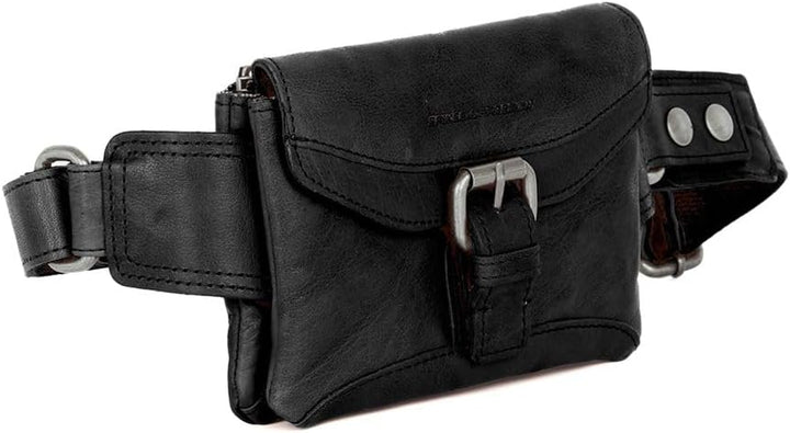 Spikes &amp; Sparrow The Authentics Gürteltasche 19 cm Schwarz, Schwarz