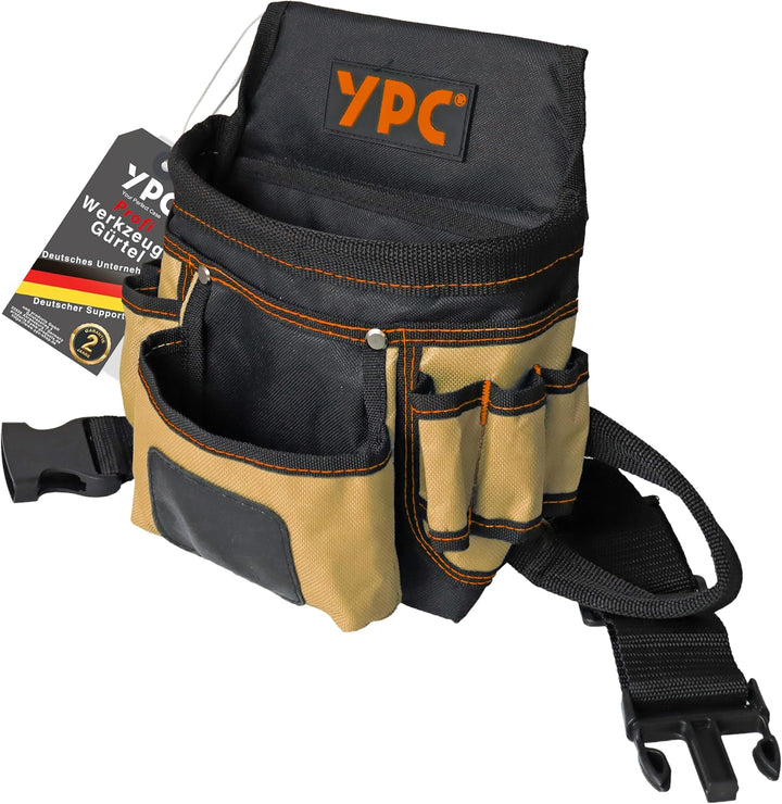 YPC Presto Werkzeug Gürteltasche XL – Werkzeuggürtel, Arbeitsgürtel, wasserfeste Werkzeugtasche mit