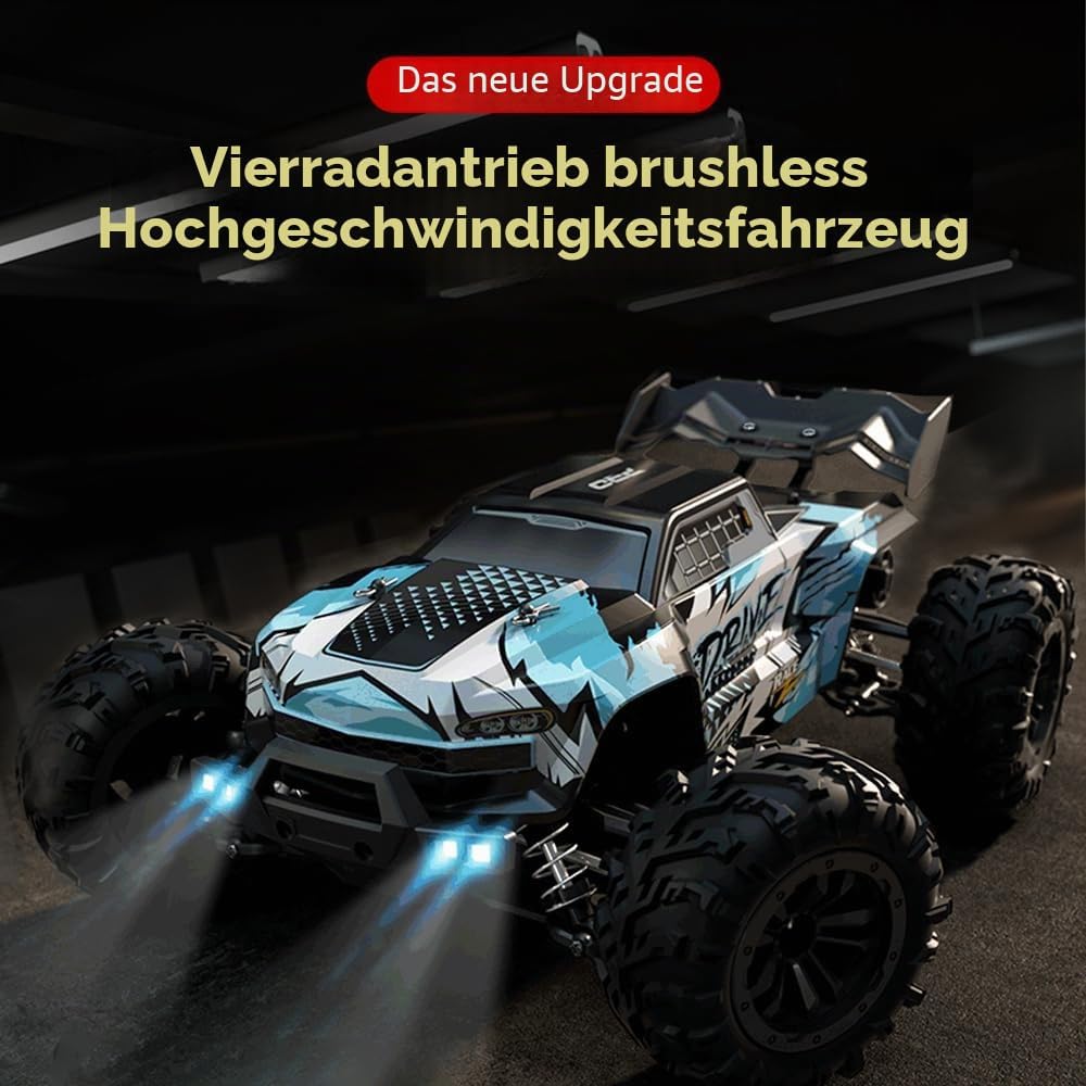 X-Verse 16101PRO 70KM/H Ferngesteuertes Auto Bürstenloser, 1:16 RC Auto Hohe Geländewagen Offroad Re