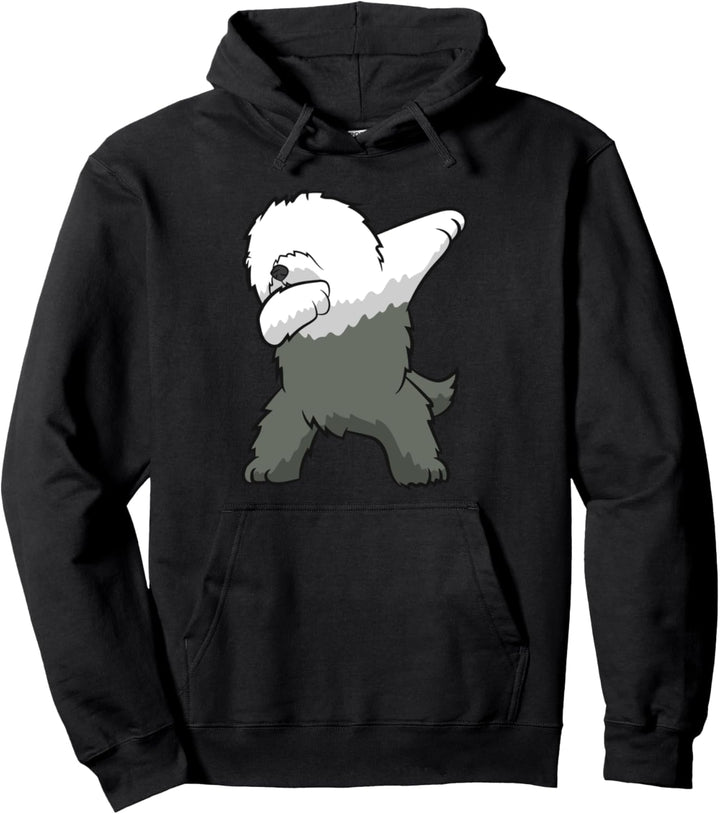 Old English Sheepdog Hund Englischer Schäferhund Pullover Hoodie