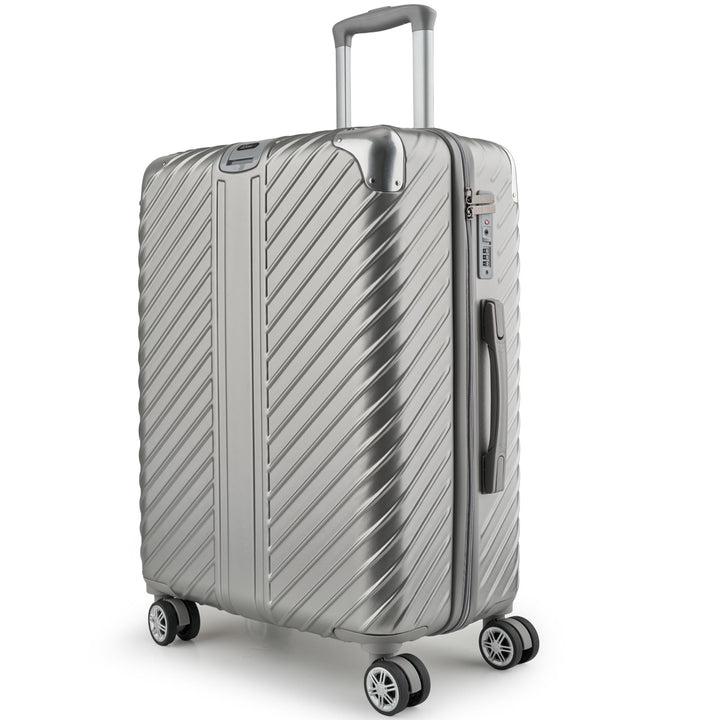 80L (64x44x28) Reisekoffer mit Rollen - Extrem Stabiler Trolley Koffer mit Laptoptaschen-Befestigung