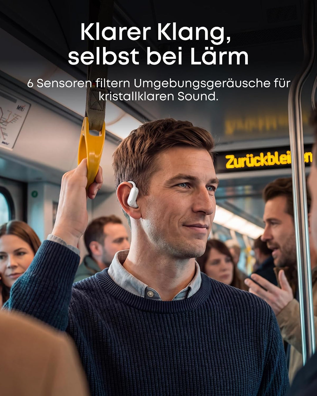 soundcore AeroFit 2 Pro by Anker, erste Kopfhörer mit 2 Tragemodi, 2-in-1 Open-Ear Kopfhörer &amp; Semi-