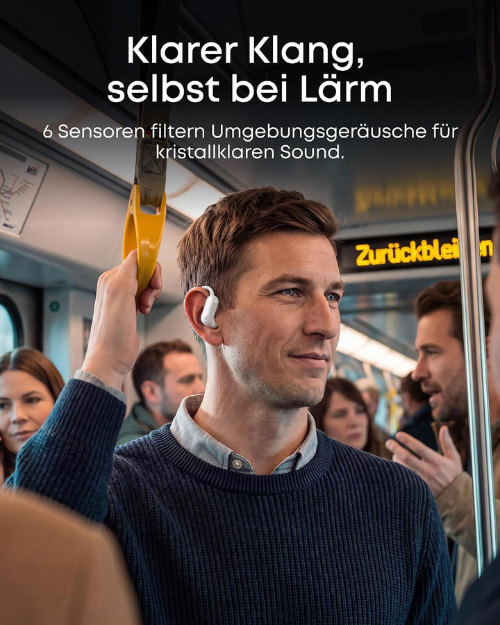 soundcore AeroFit 2 Pro by Anker, erste Kopfhörer mit 2 Tragemodi, 2-in-1 Open-Ear Kopfhörer &amp; Semi-