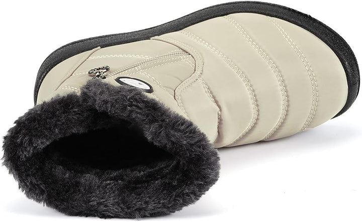 Gaatpot Kinder Winterschuhe Jungen Mädchen Winterstiefel Schneestiefel Wasserdicht Warm gefütterte S