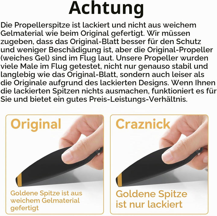 Propeller für DJI Mini 4K/2/2 SE/SE Drohnen Ersatz Propeller Blätter Geräuscharm Flügel für DJI Mini