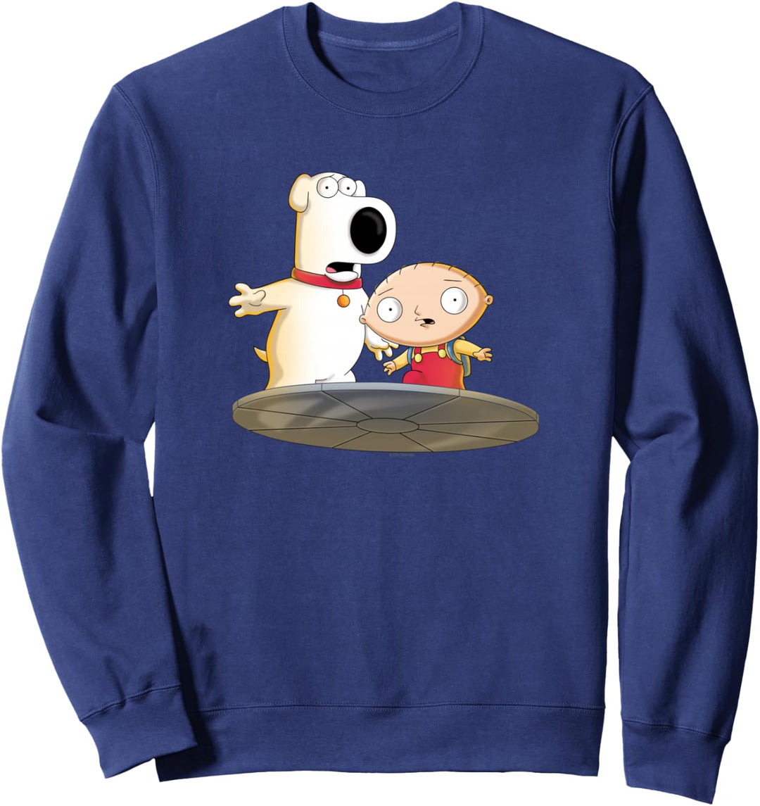 Family Guy Stewie und Brian Schockiert Sweatshirt