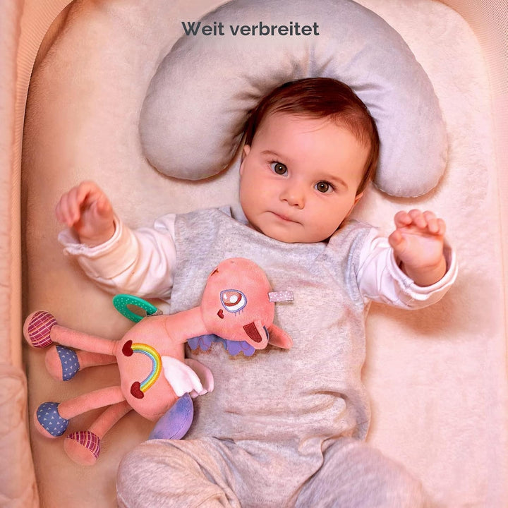 TUMAMA Baby Rassel Kinderwagen Spielzeug für Babys 0 3 4 5 6 9 12 Monate, Motorikspielzeug zum Aufhä