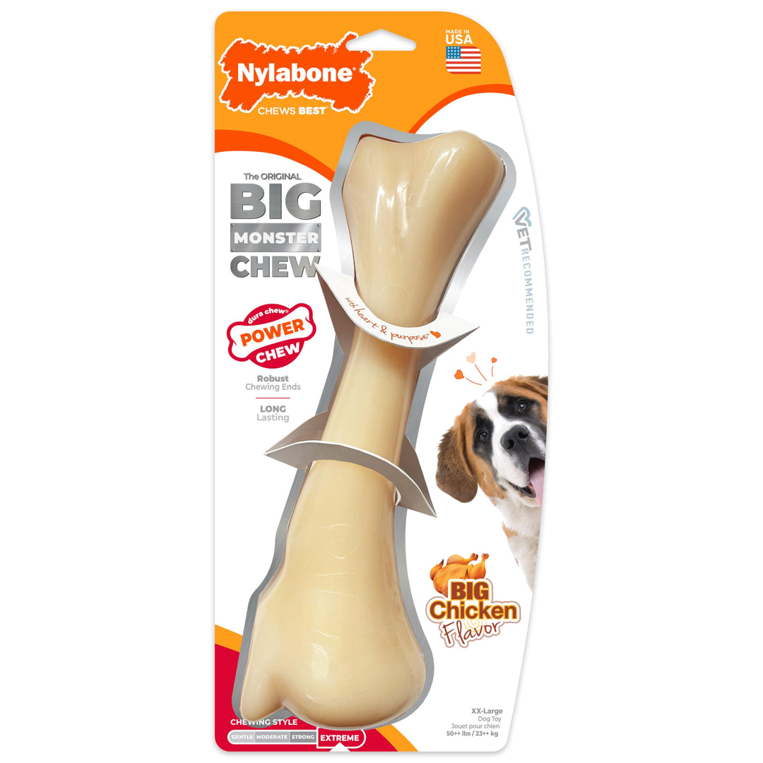 Nylabone Extreme, Kau- und Zahnspielzeug für Hunde, Hundeknochen, für aggressiv / Starke kauende, Hä