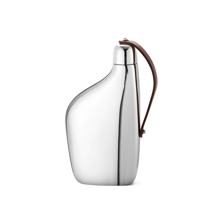Georg Jensen Sky Flachmann aus Edelstahl hochglanzpoliert 0,15 Liter