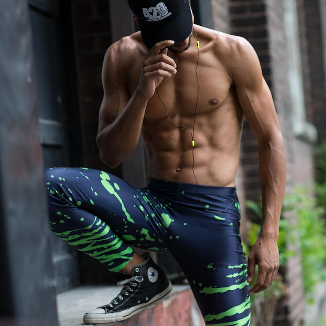 Kapow Meggings - Die originalen Männer-Leggings: Ideal für Fitness, Laufen, Mode, Festivals, Partys