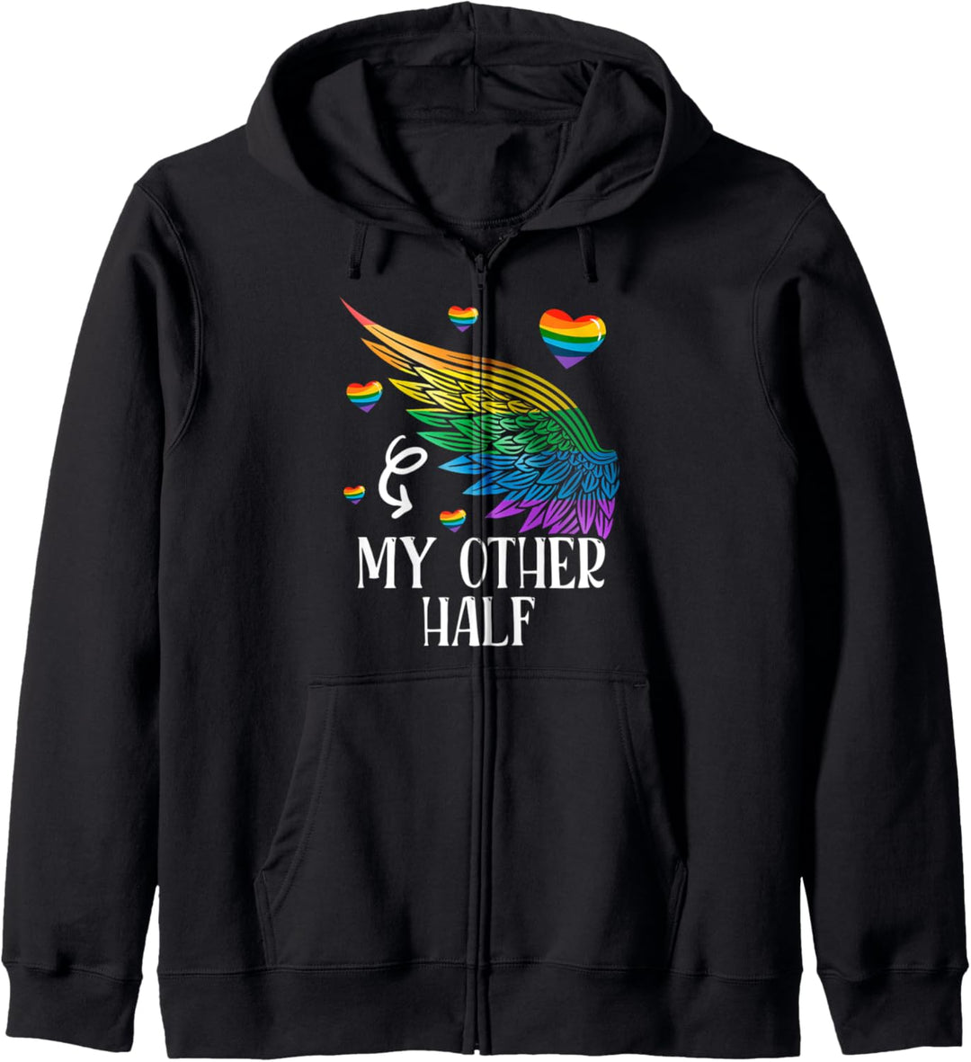 LGBTQ Lesben Schwul Bi Pärchen Parter Pride Regenbogen Kapuzenjacke