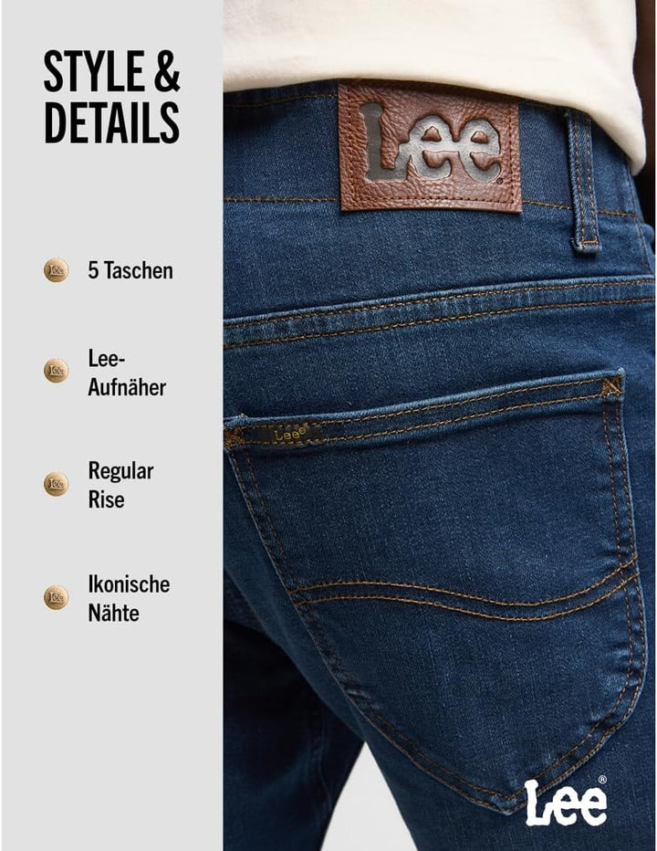 Lee Herren Jeans Modern Series Slim Fit Jeans mit Konischem Bein 28W / 32L Aristocrat, 28W / 32L Ari