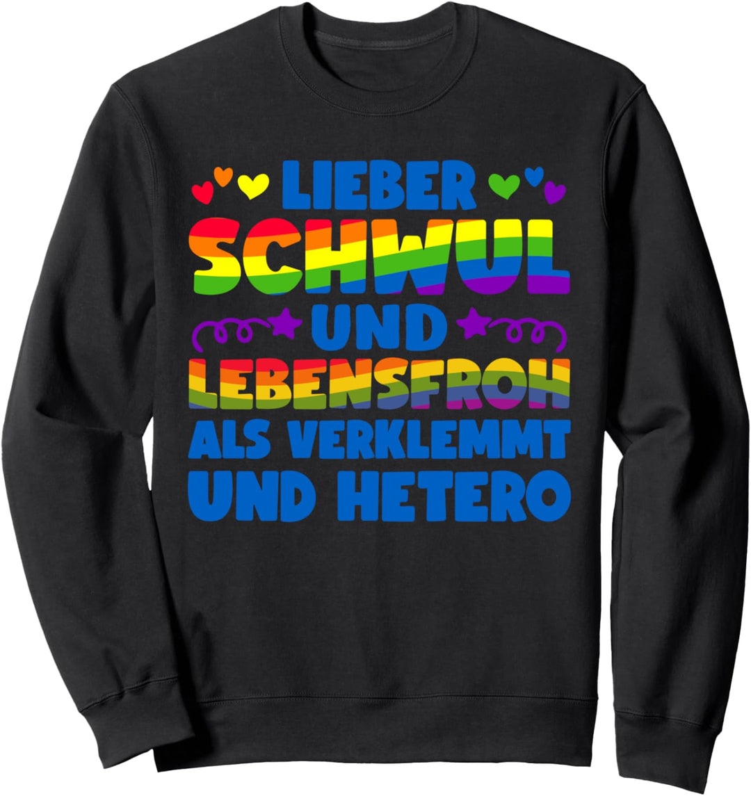 Schwuler LGBT Regenbogen Gay Pride - Homosexuell Schwul Sweatshirt