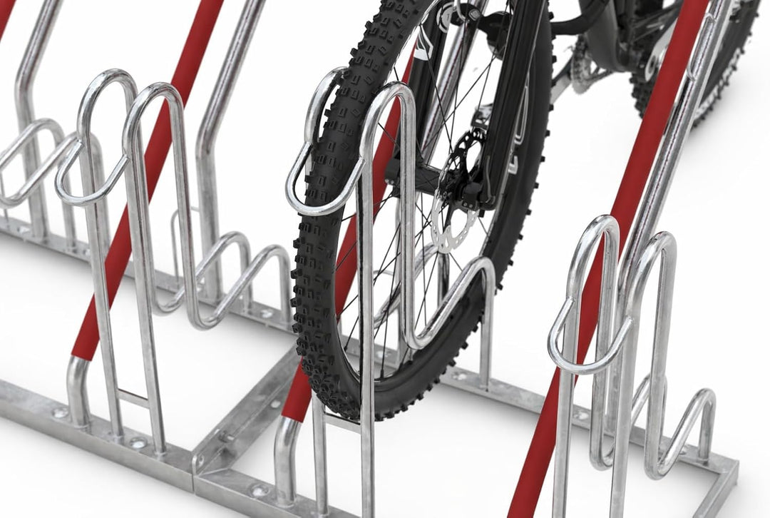 Anlehnparker 4502 | Fahrradständer einseitig | für 2 Fahrräder | Freiaufstellung | erweiterbar | Abw