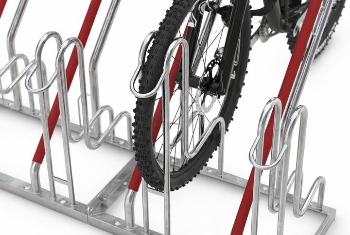 Anlehnparker 4502 | Fahrradständer einseitig | für 2 Fahrräder | Freiaufstellung | erweiterbar | Abw