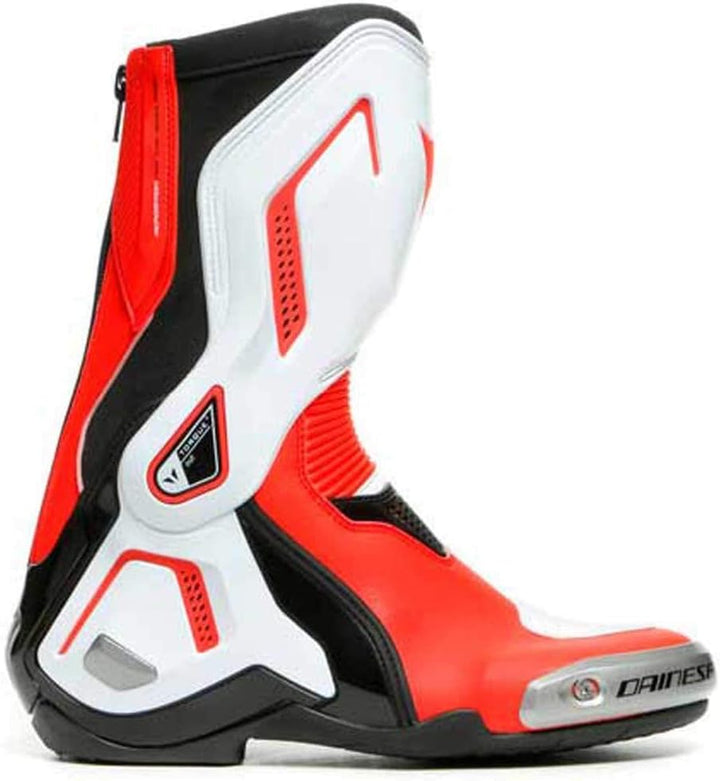 Dainese Torque 3 Out Damen Motorradstiefel 38 EU Black White Fluo Red, 38 EU Black White Fluo Red