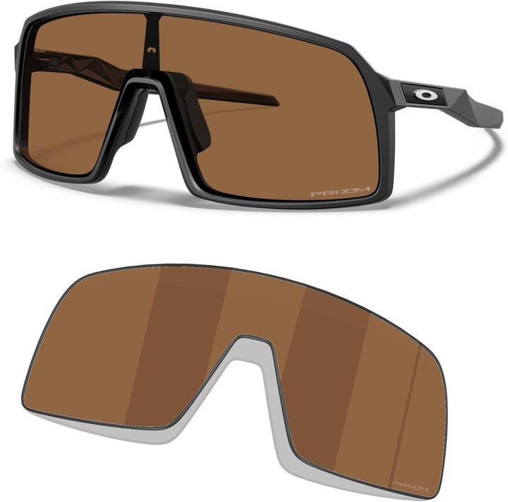 Oakley Original Sutro Ersatzgläser für Herren für Damen + Set mit Oakley Tasche + Designer iWear Pfl