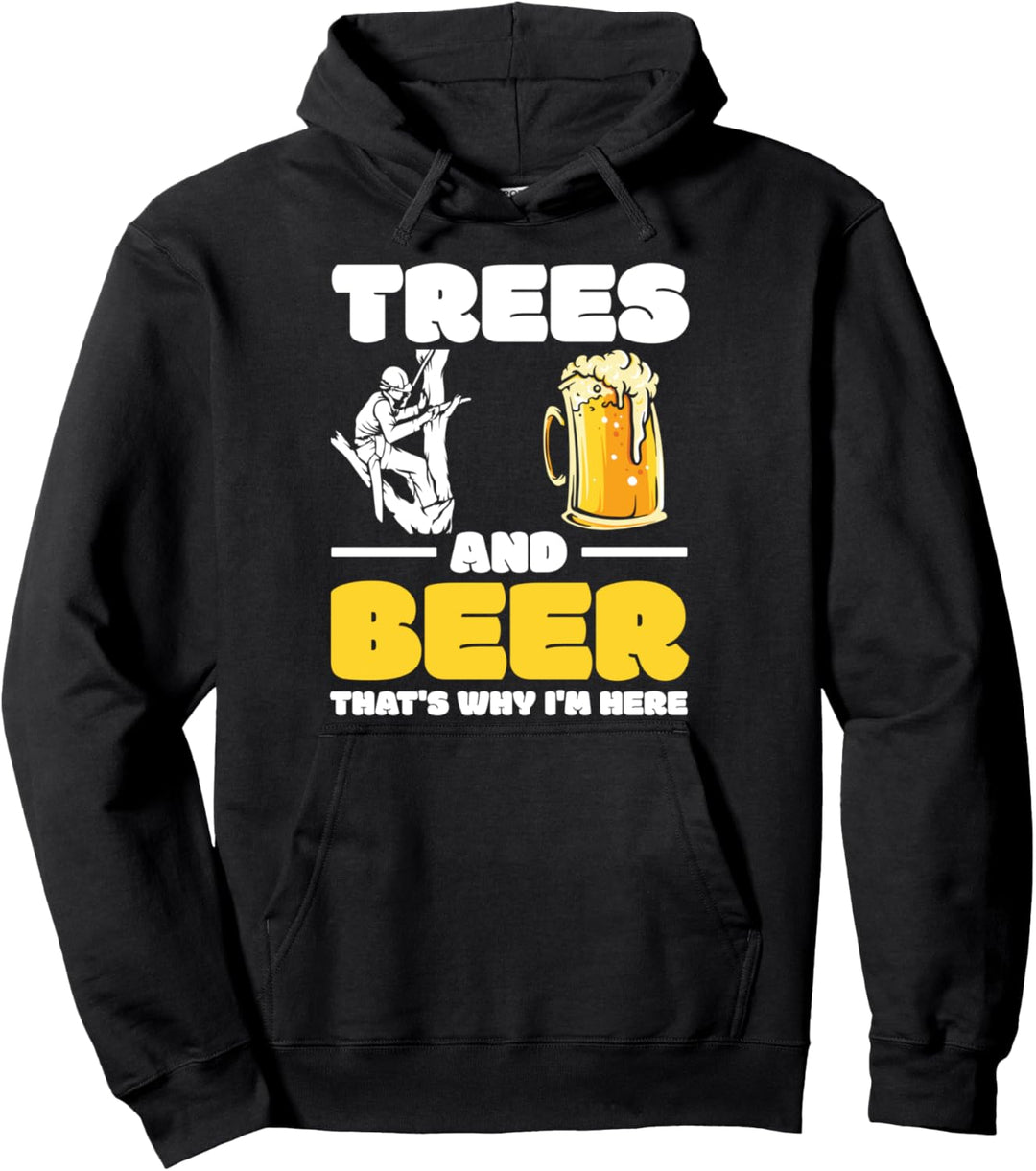 Baumklettern Baumpfleger Baum - Bier Arborist Baumkletterer Pullover Hoodie