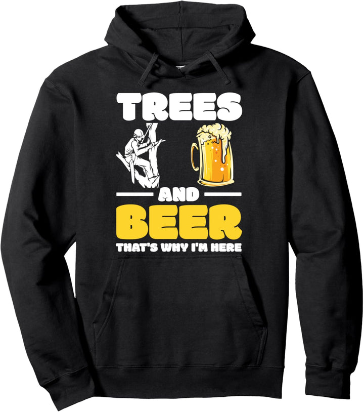 Baumklettern Baumpfleger Baum - Bier Arborist Baumkletterer Pullover Hoodie