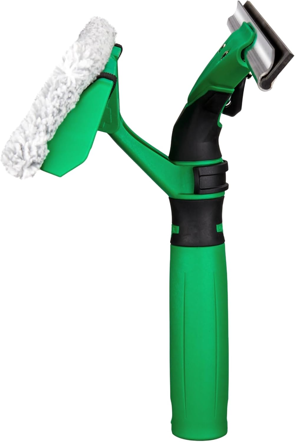 Unger VisaVersa Pro (Länge 25 cm, Fensterabzieher und Einwascher in einem, Zwei-Komponentengriff, Fe