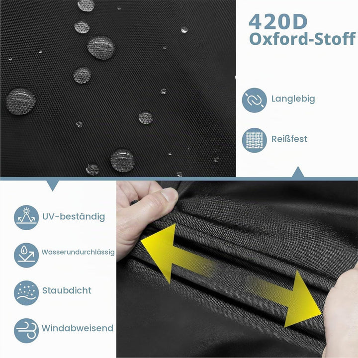 Pizzaofen Abdeckung für Ooni karu 12, 420D Wasserdicht Pizzaofen Tragetasche Oxford-Stoff Pizzaofen