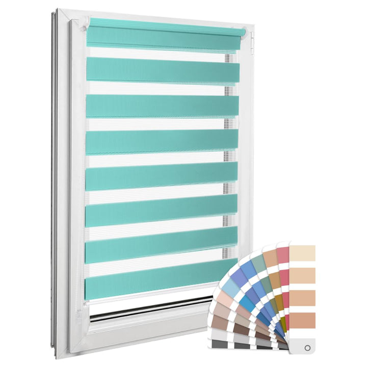 Home-Vision® DuoRollo Klemmfix, Doppelrollo ohne Bohren mit Klämmträgern, Rollos für Fenster und Tür