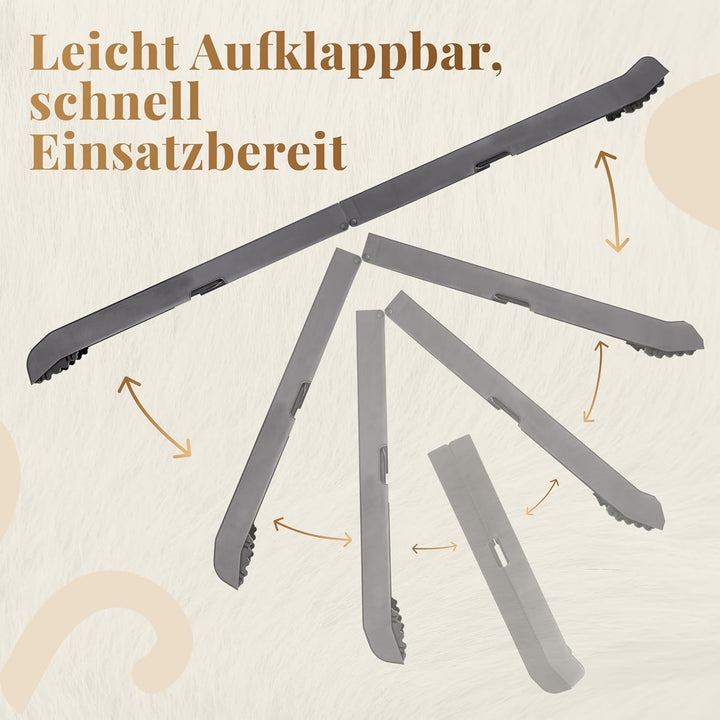 Hunderampe Auto Klappbar – 174 cm Lang & 38 cm Breit – rutschfeste Gummi Rampe für grosse Hunde – St