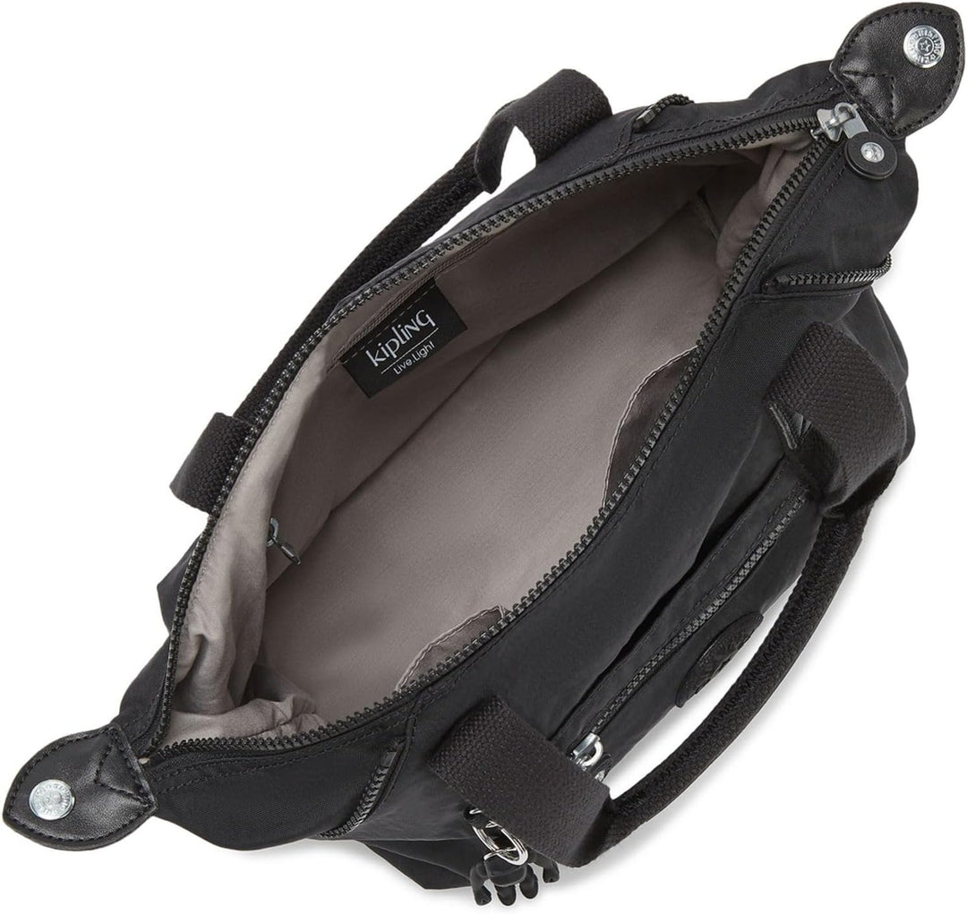 Kipling Damen Art Mini SHOULDERBAGS, Black Schwarz, 18.5x34x21 cm EU Black Noir, Black Noir