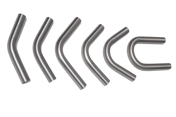 Edelstahlrohrbogen Ø 30x2mm Geländer Schweissbogen Rund Rohr geschliffen Korn 240, Abmessung:45° - Ø