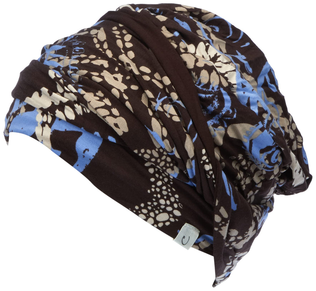 Christine Headwear Damen Shakti Turban-Printed Headband Einheitsgrösse Autumn Blues, Einheitsgrösse