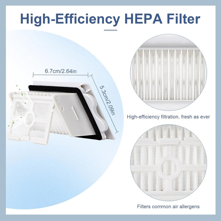 Bürstenrolle Filter Ersatzteile für Roborock Flexi Lite Nass- und Trockensauger Zubehörset，2 Bürsten