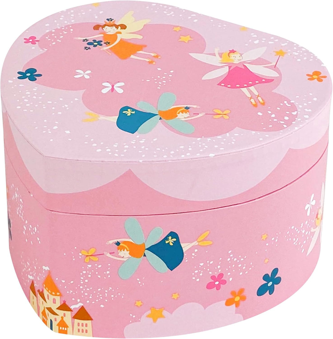 Trousselier 6230502 Musikspieluhr in Herz-Form, Prinzessin, Spieldose für Kinder