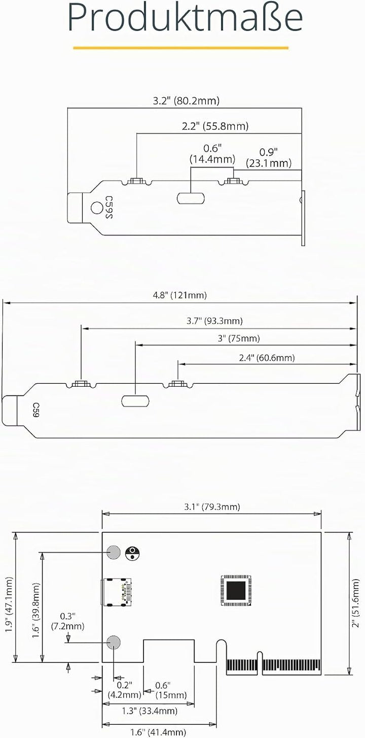 StarTech.com 1-Port USB-C PCIe Adapter - USB-C SuperSpeed 20 Gbit/s PCI Express 3.0 x4 Host Controll