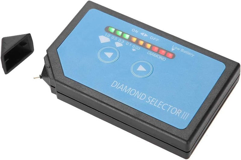 Diamant-Tester, praktisches tragbares Schmucktestwerkzeug Diamond Selector III mit LED-Anzeige für A