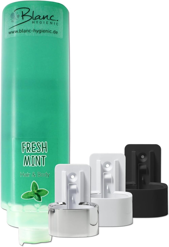 SET: Professionelles Shampoo-Duschgel-Set –12x425 ml–verschied. Düfte+4x Hlterung in verschied. Farb
