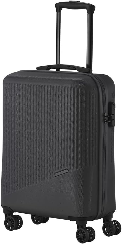 travelite 4-Rad Handgepäck Koffer klein 37 Liter, Gepäck Serie BALI: ABS Hartschalen Trolley erfüllt