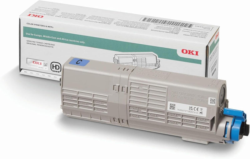 Oki 46490623 Toner 6000 Seiten cyan Tonerkartusche und Laser – Tonerkartuschen und Laser (cyan, es54