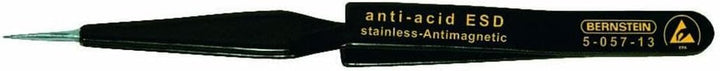 BERNSTEIN ESD SMD Kreuzpinzette 120 mm Form 53 Edelstahl, selbsthaltend, ableitfähig