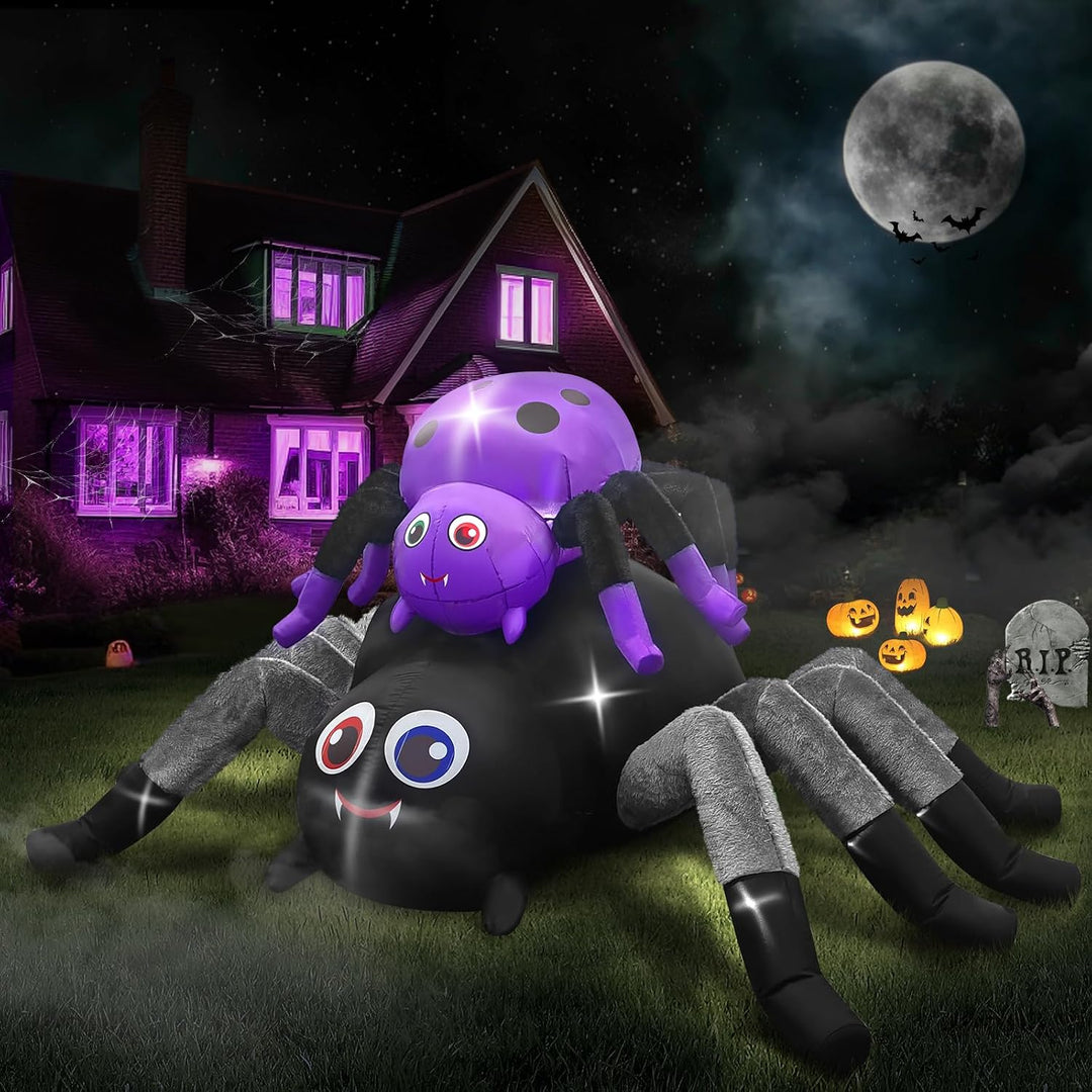 Kalolary 10Ft Halloween Aufblasbar Dekoration | Halloween Deko Aufblasbarer Riesiger Baum Kürbis Gei