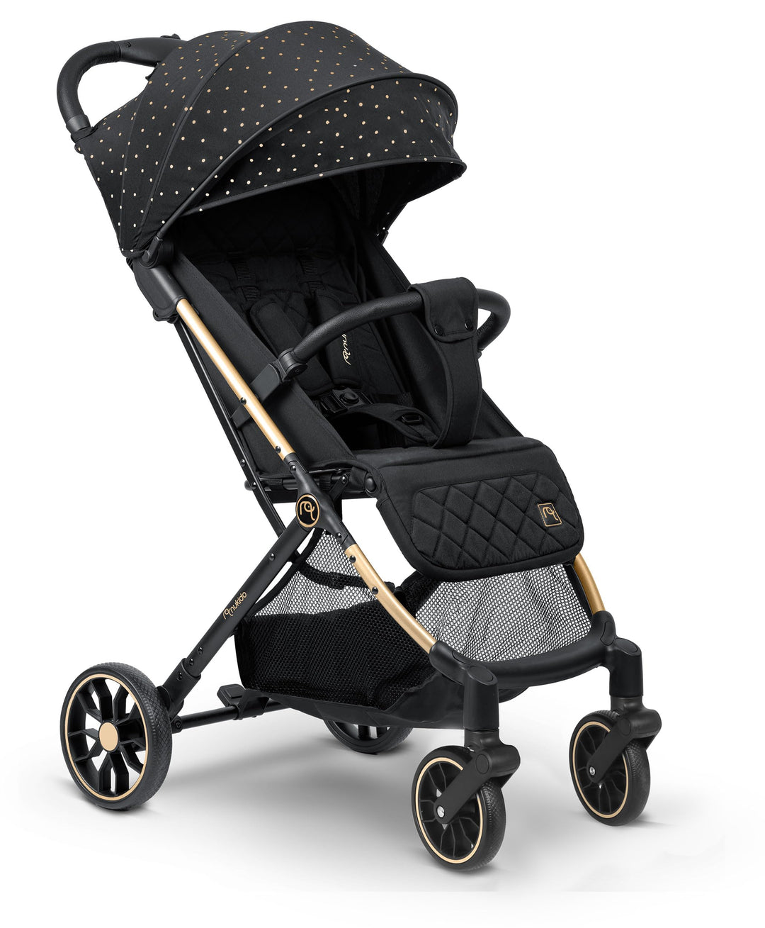 Nukido Kinder Wagen Kinderwagen Babywagen Bis 15 kg Grosse Räder Sitzbuggy Buggy Zusammenklappbar Ha