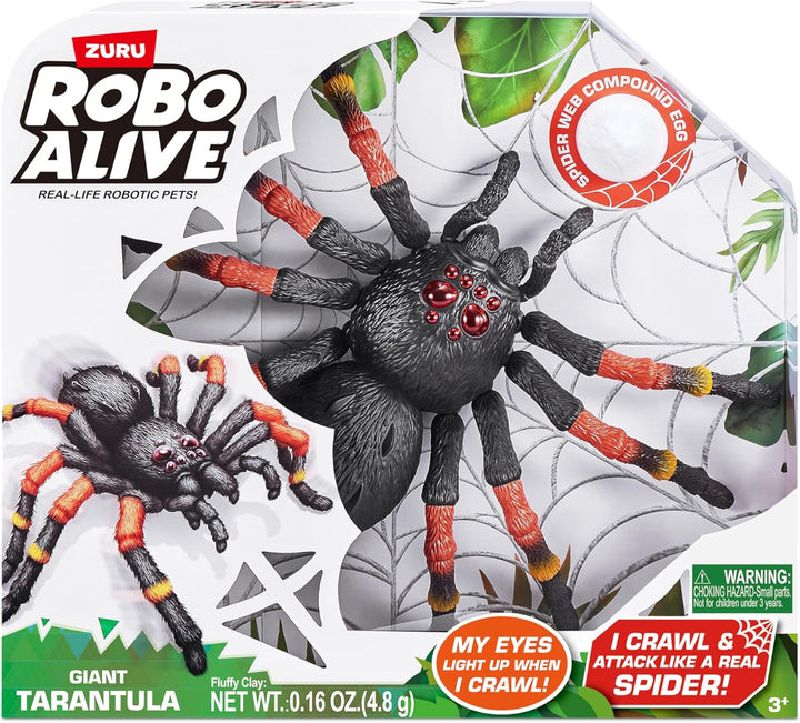 Robo Alive Tarantel, 38,5 cm, batteriebetriebenes Roboterspielzeug, realistische Bewegungen, Spielze